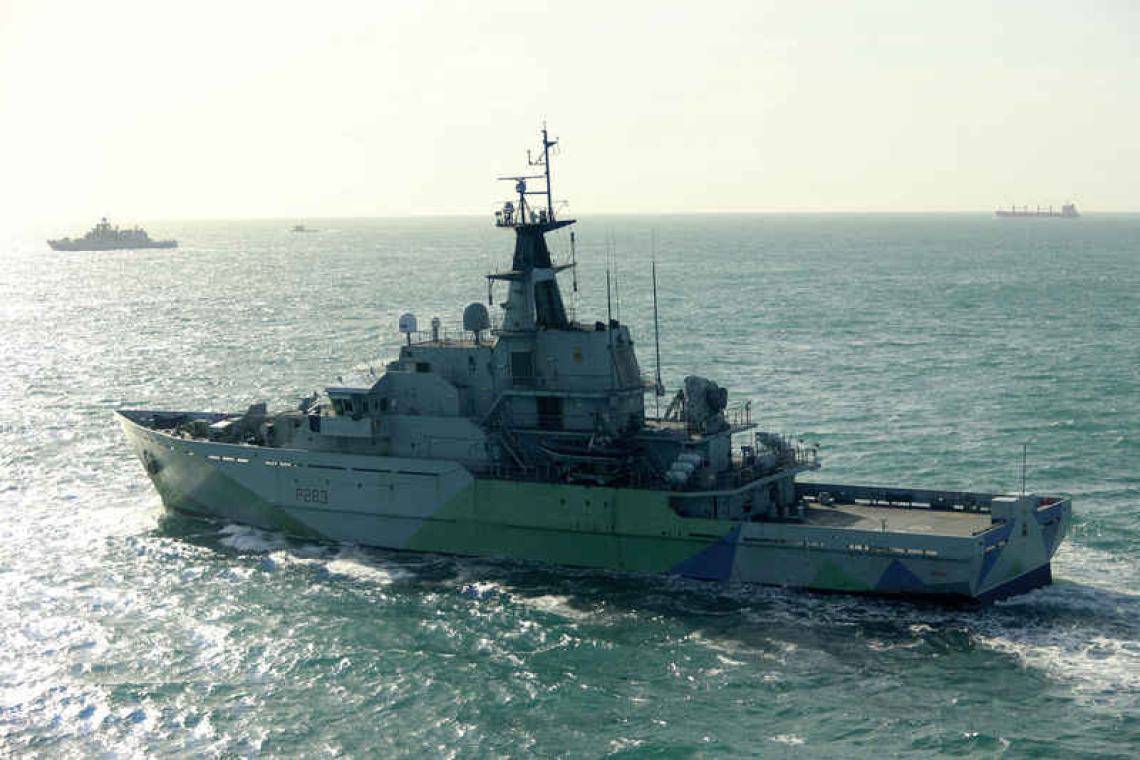 Russian frigate fires warning shots near  Britain’s waters to avert yacht collision